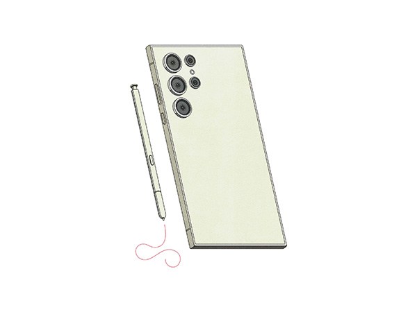 An illustration of a Samsung Galaxy S25 ultra smartphone.
