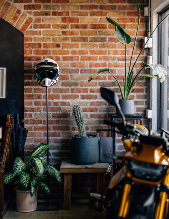 Inside the Imperial Moto Café.