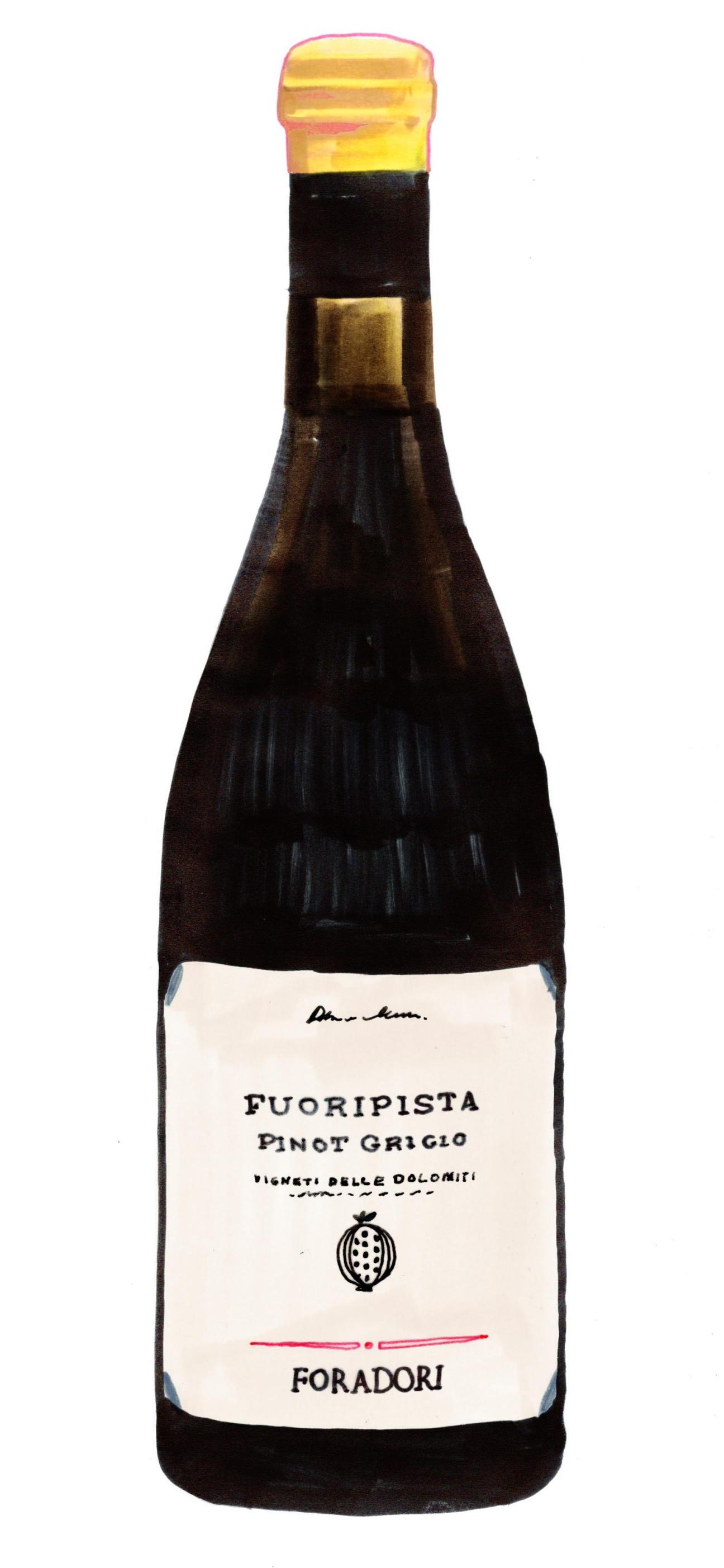 Fuoripista Pinot Grigio, Foradori, Vigneti delle Dolomiti wine