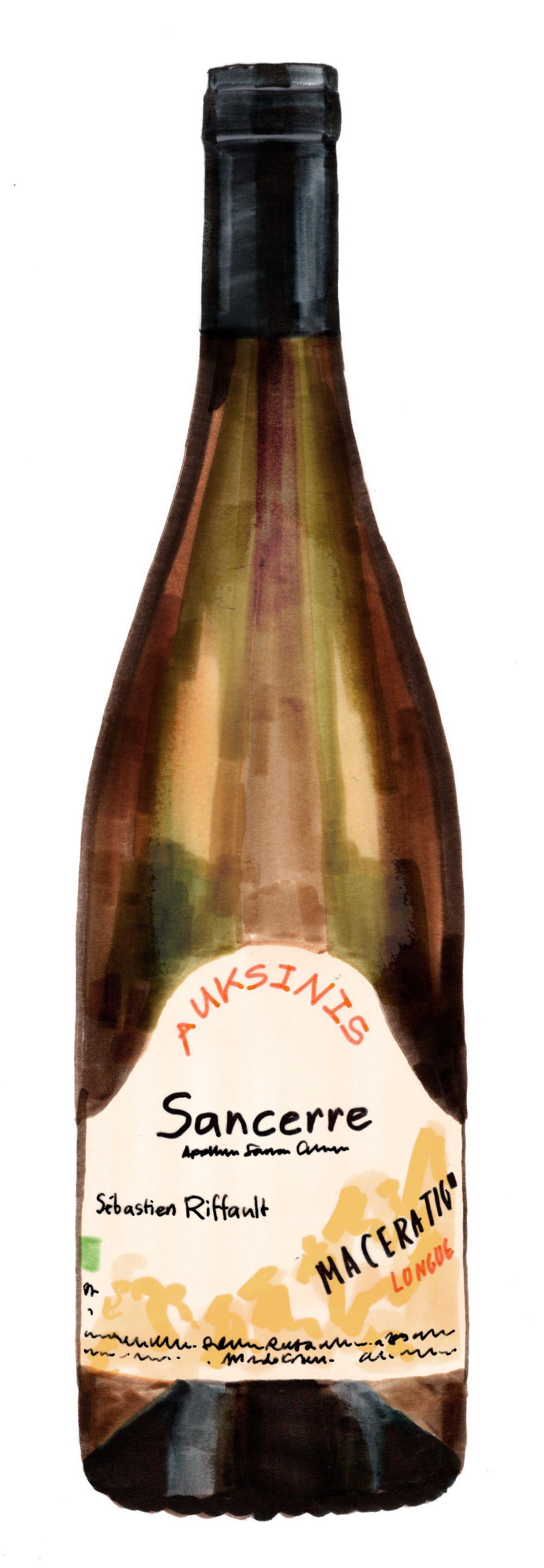 Sancerre Blanc Auksinis, Domaine Sébastien Riffault, Loire wine