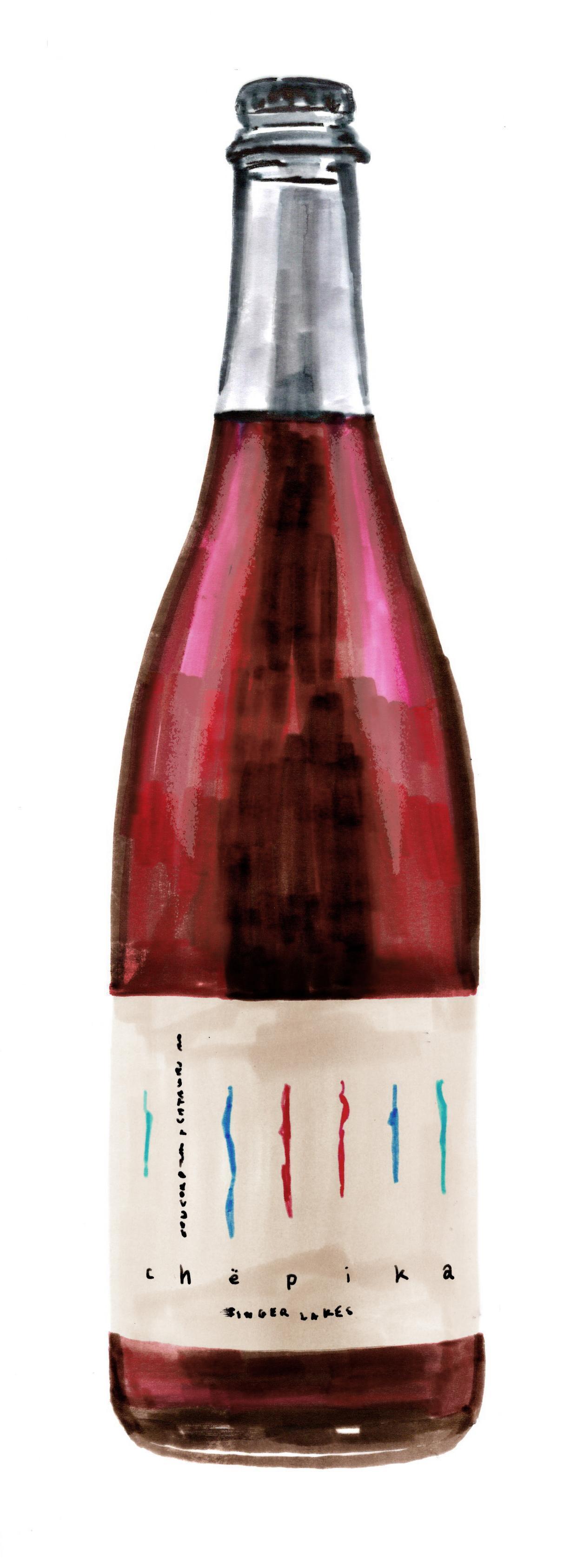 Chëpìka Pet Nat, Concord Catawba, New York wine