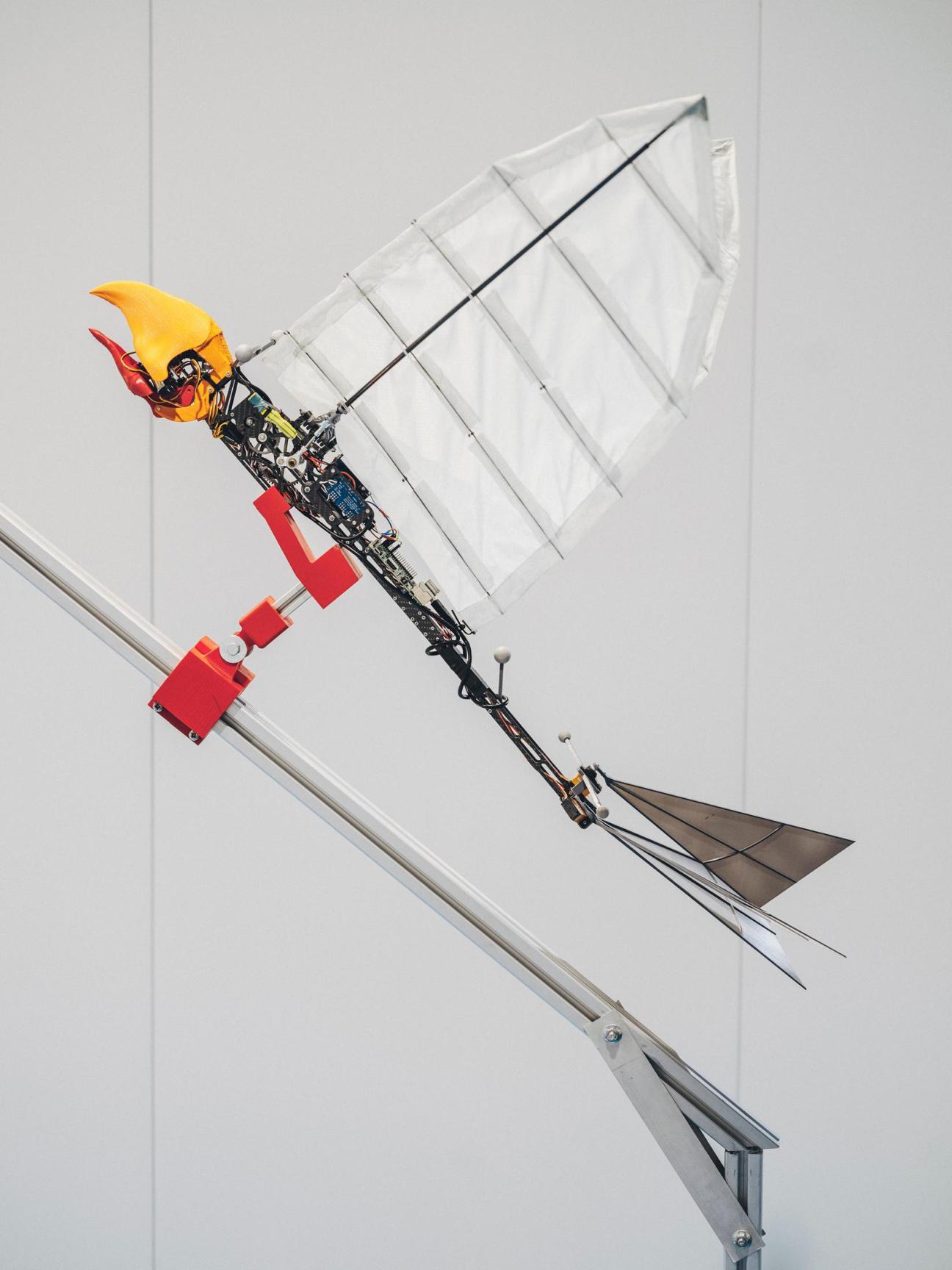 A prototype ornithopter drone