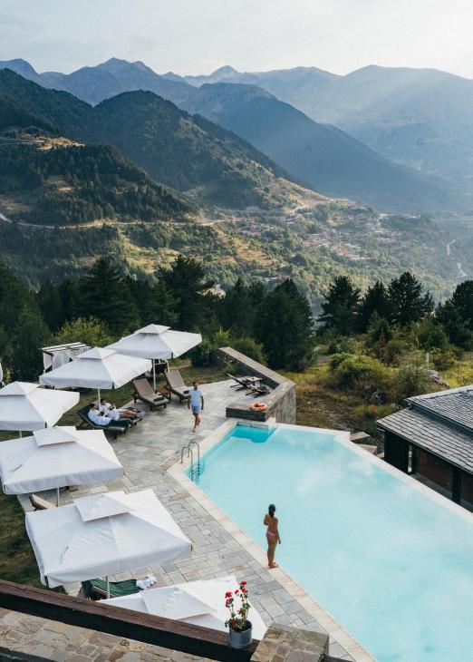 Grand Forest Metsovo pool