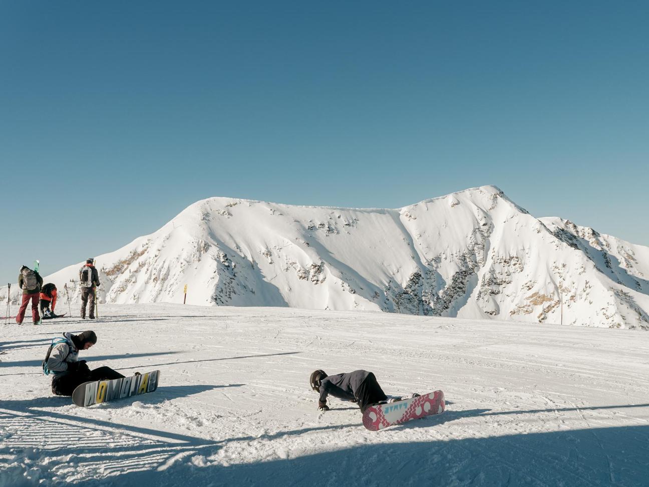 The summit of Hidden Peak