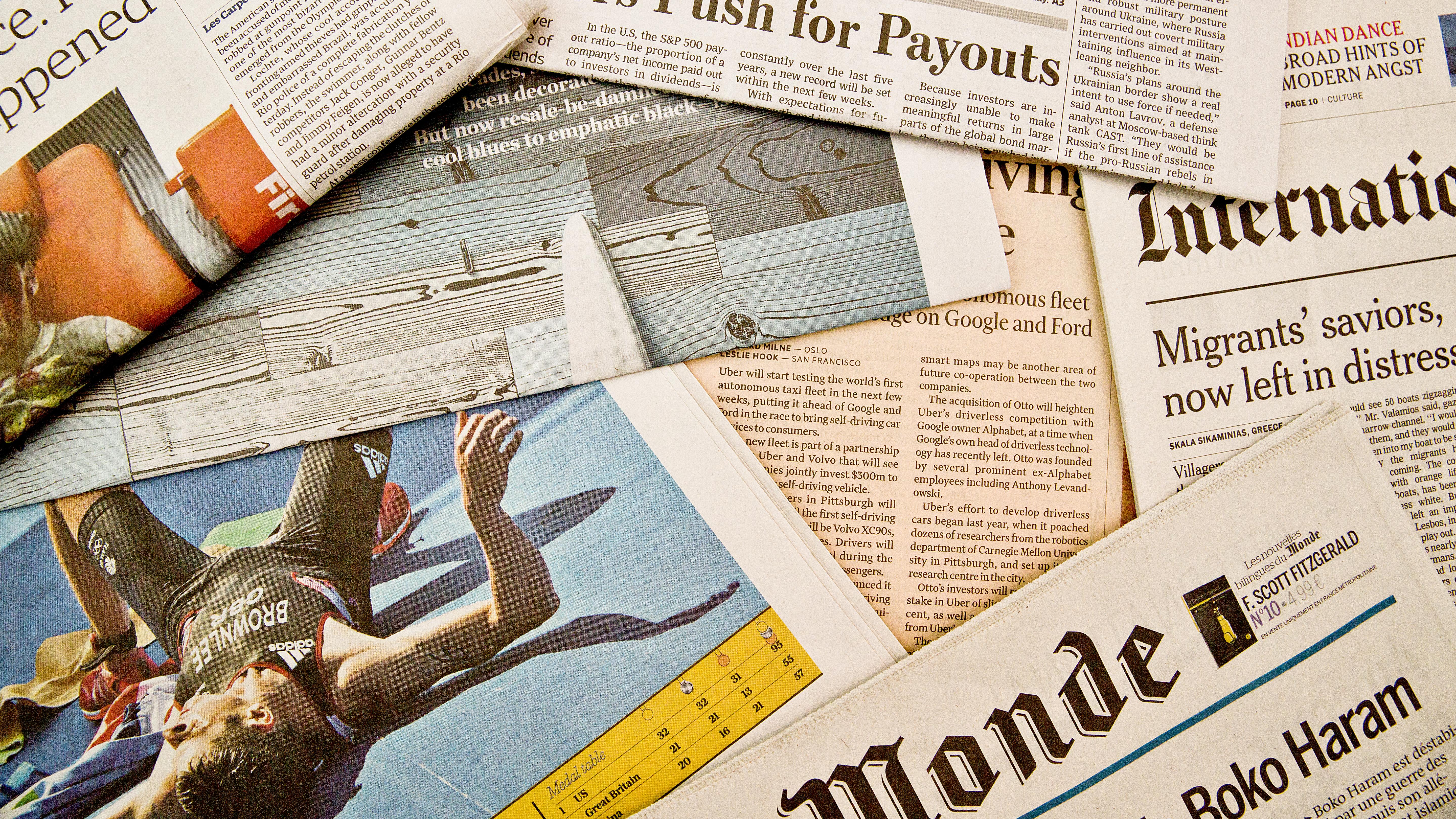 Do we still buy the news?