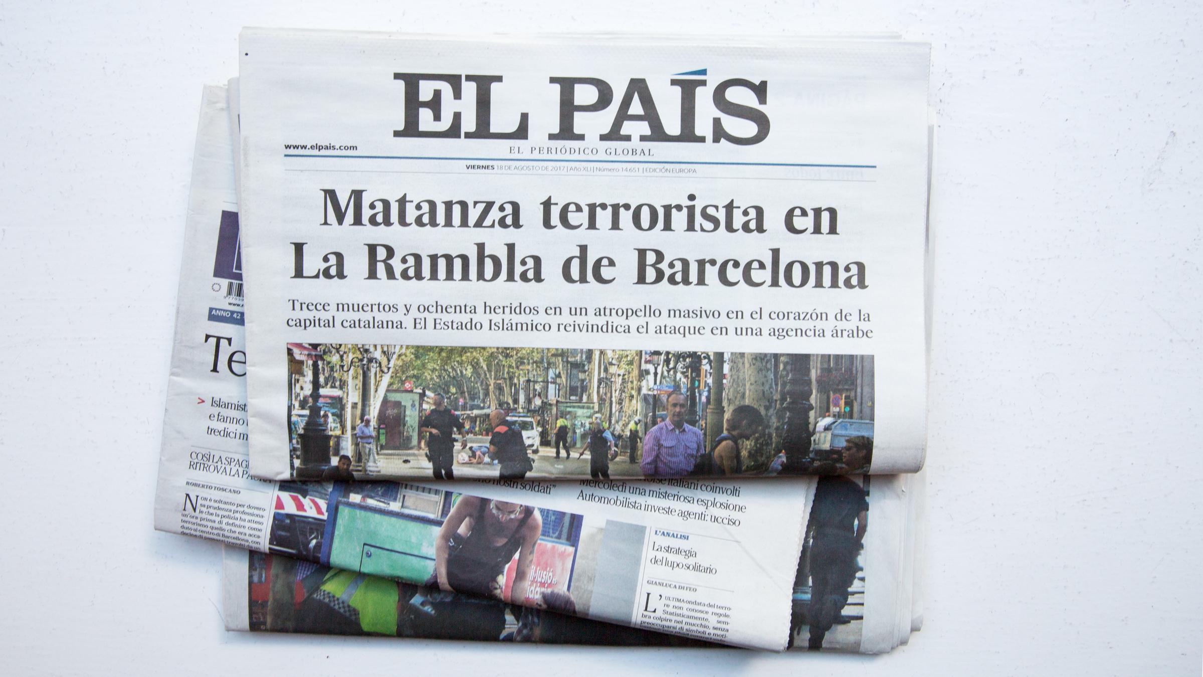 Barcelona: covering tragedy