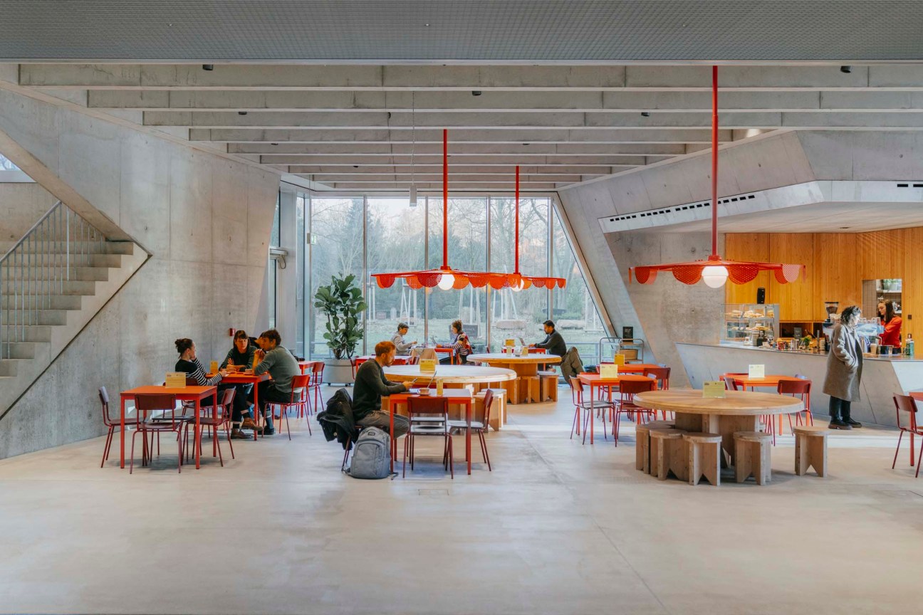 Canteen area on the ground level