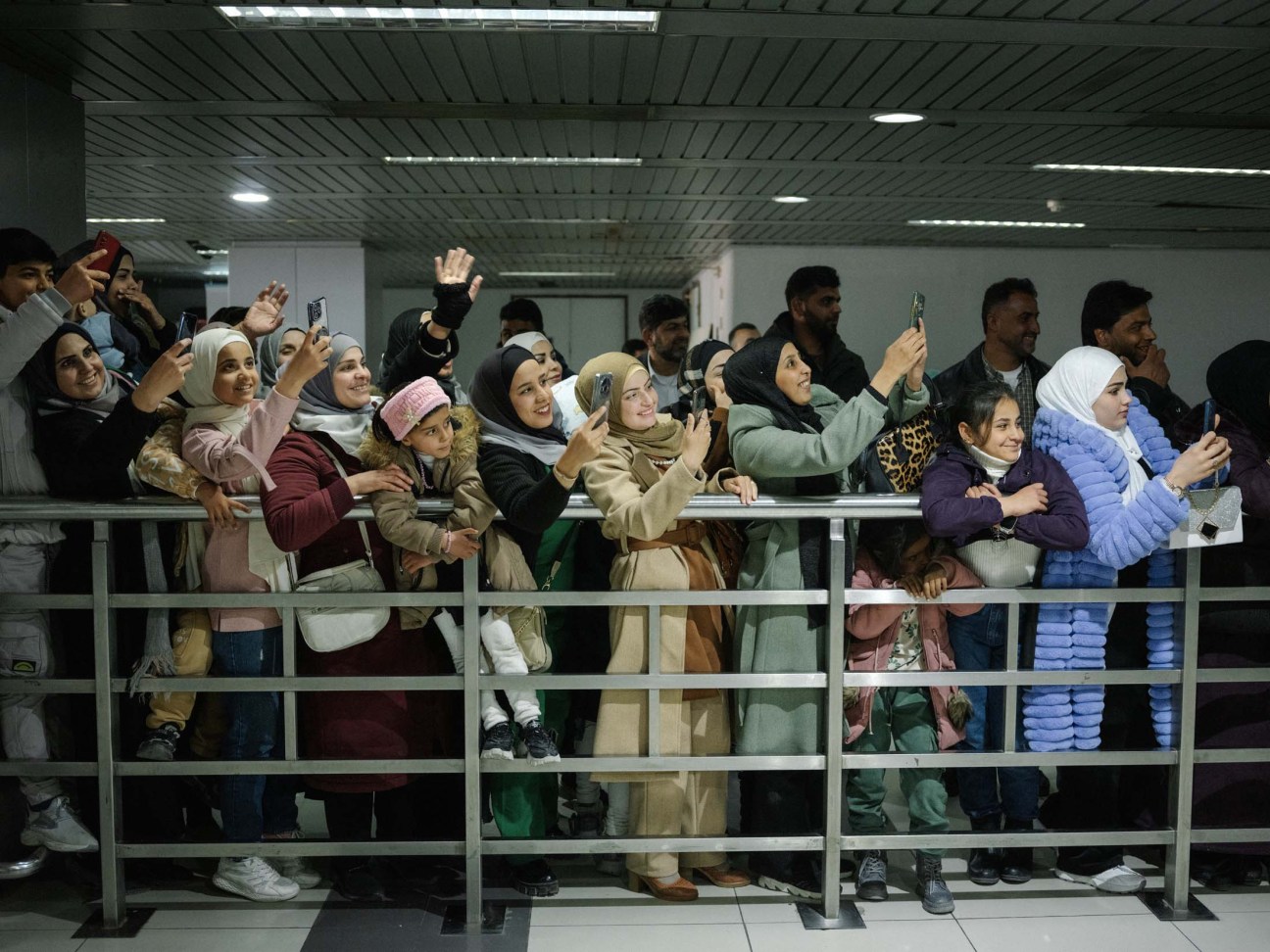 Syria, Damascus, 2025. People wait for their relatives in Damascus International Airport as flights started again between Syria-Turkey and Qatar.
Millions of Syrian have left the country during 14 years of civil war and people started coming back to their homeland after the fall of Assad regime on December 8th.