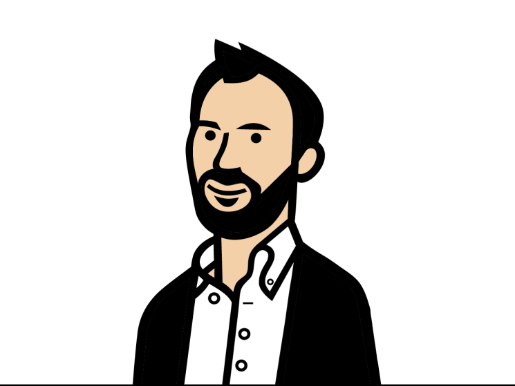 Ed Stocker illustrated headshot