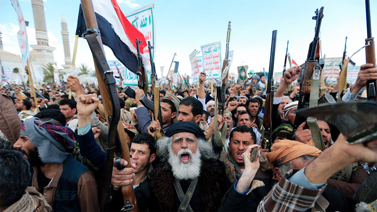 A public gathering in the Yemen.
