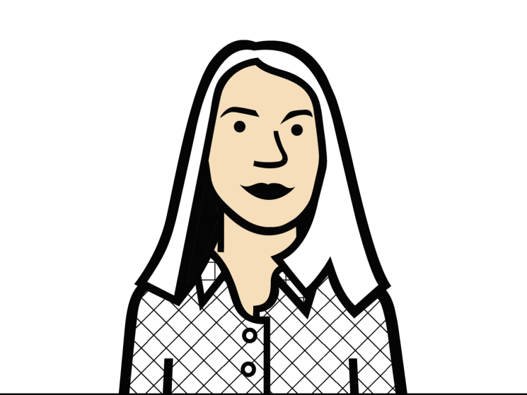 Hannah Lucinda Smith illustrated headshot