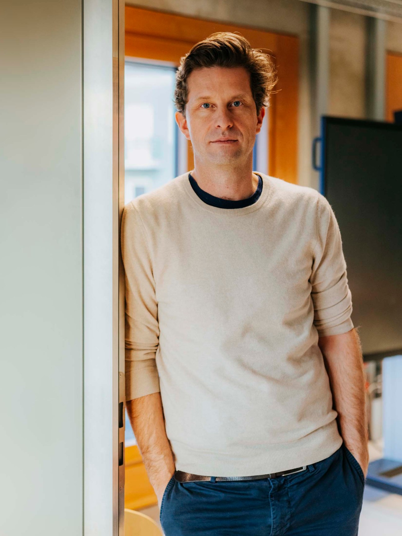 Portrait of Justus von Daniels, Editor-in-Chief at CORRECTIV