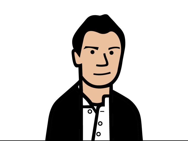 Josh Fehnert illustrated headshot