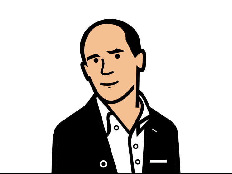 Michael Booth illustrated headshot