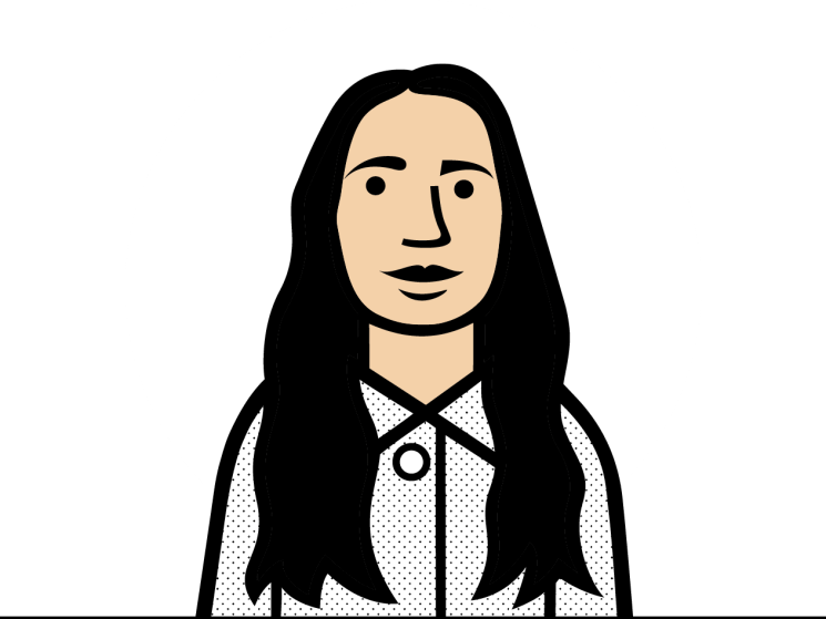 Sophie Monaghan Coombs illustrated headshot