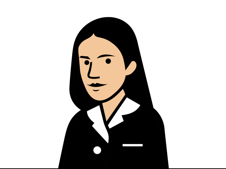 Stella Roos illustrated headshot