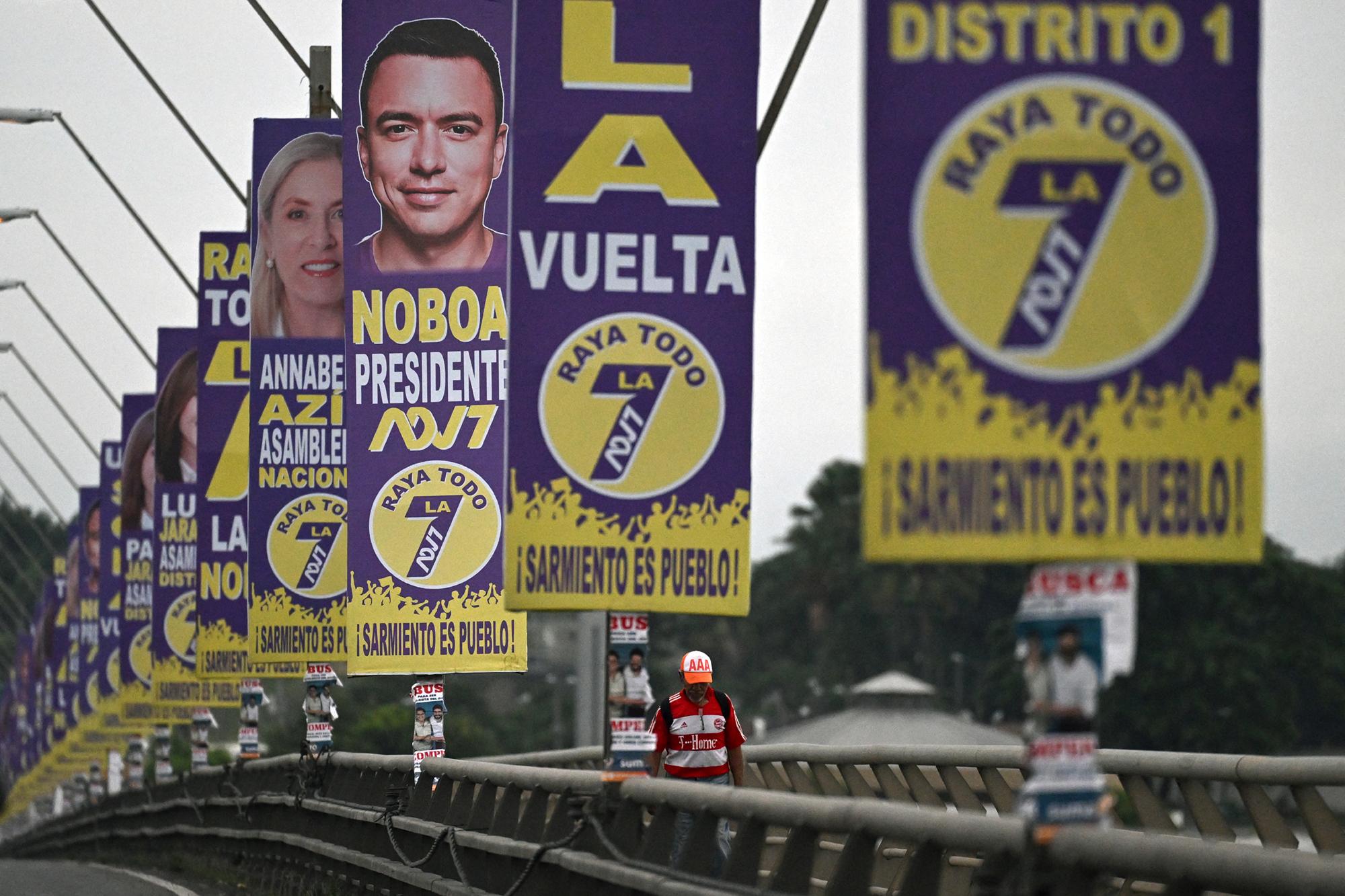 Ecuador holds polarising elections amid promises on crime