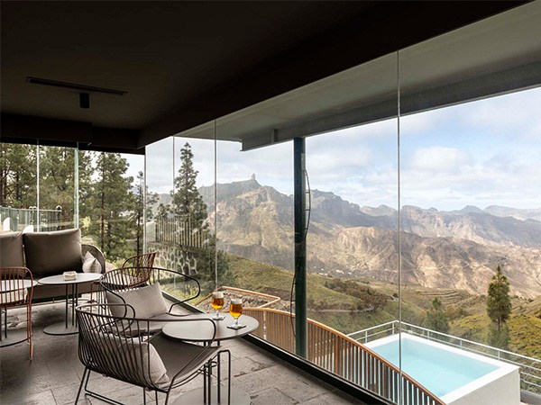 Interior shot of Parador de Mazagon.