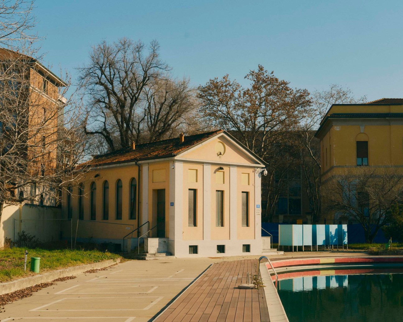 The open-air Piscina Romano