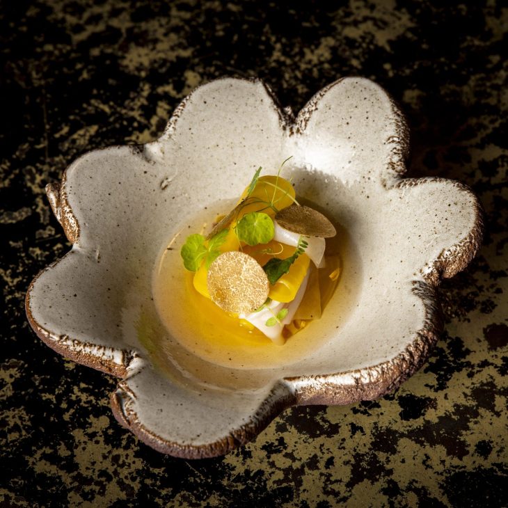 A haute-cuisine dish.