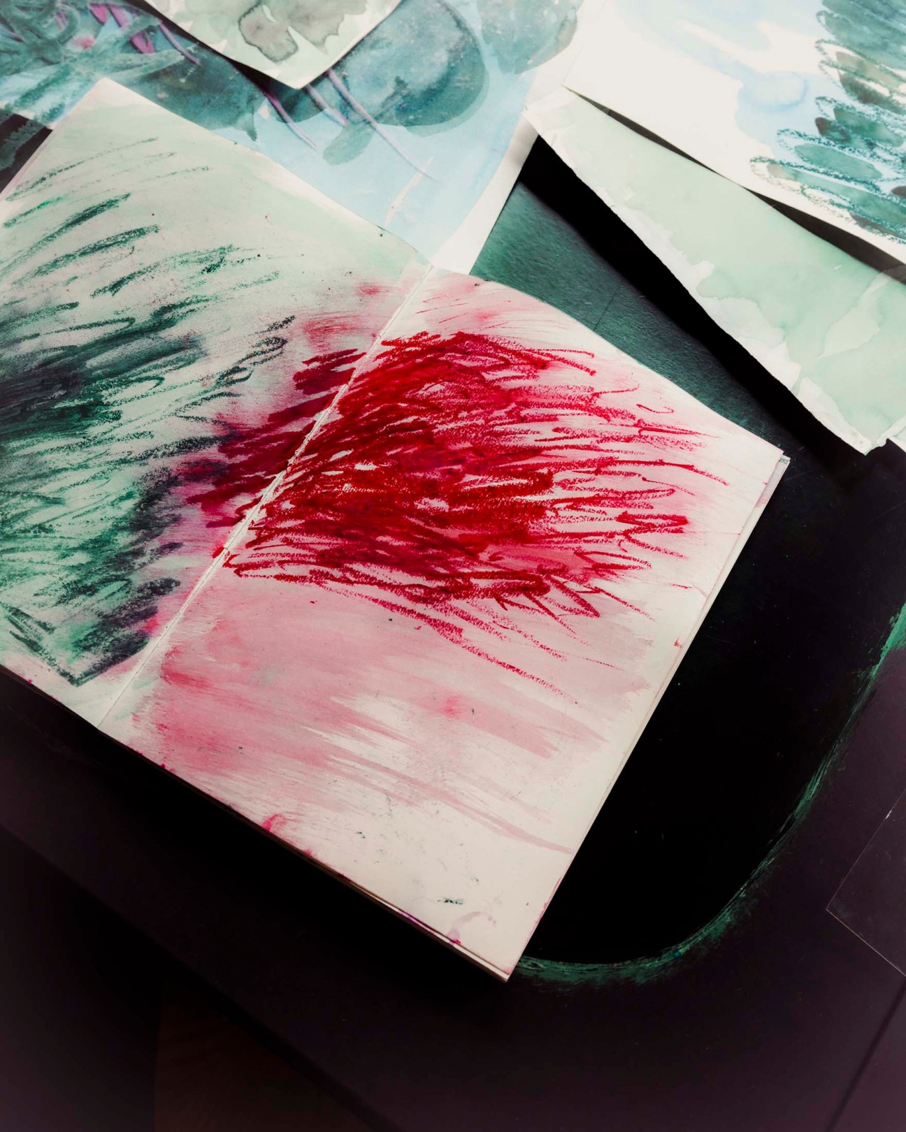 Sketches for Faye Toogood’s collaboration with Noritake
