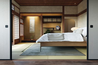 The master bedroom inside a Yakage residence