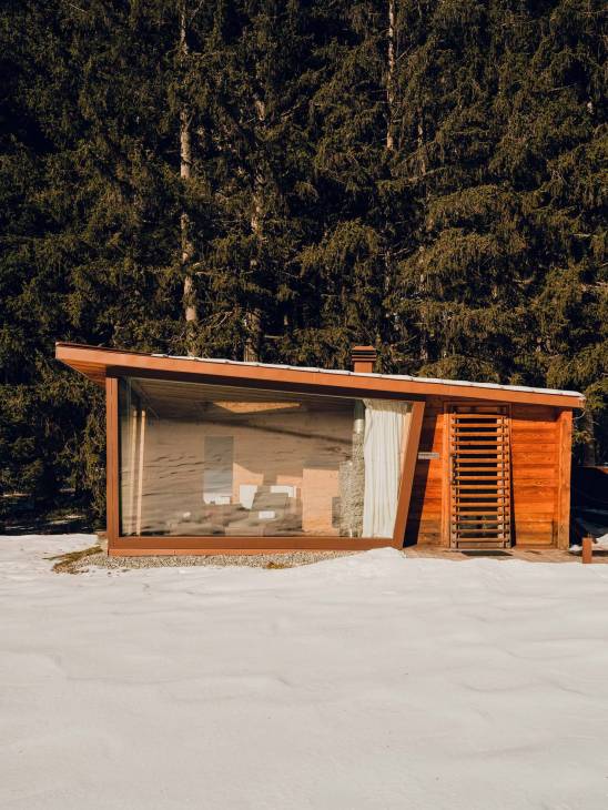 A cabin at Aethos Monterosa.
