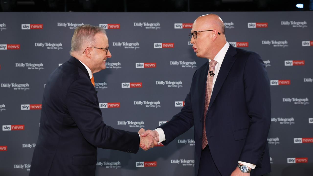 Australia’s party leaders go head to head in television debate