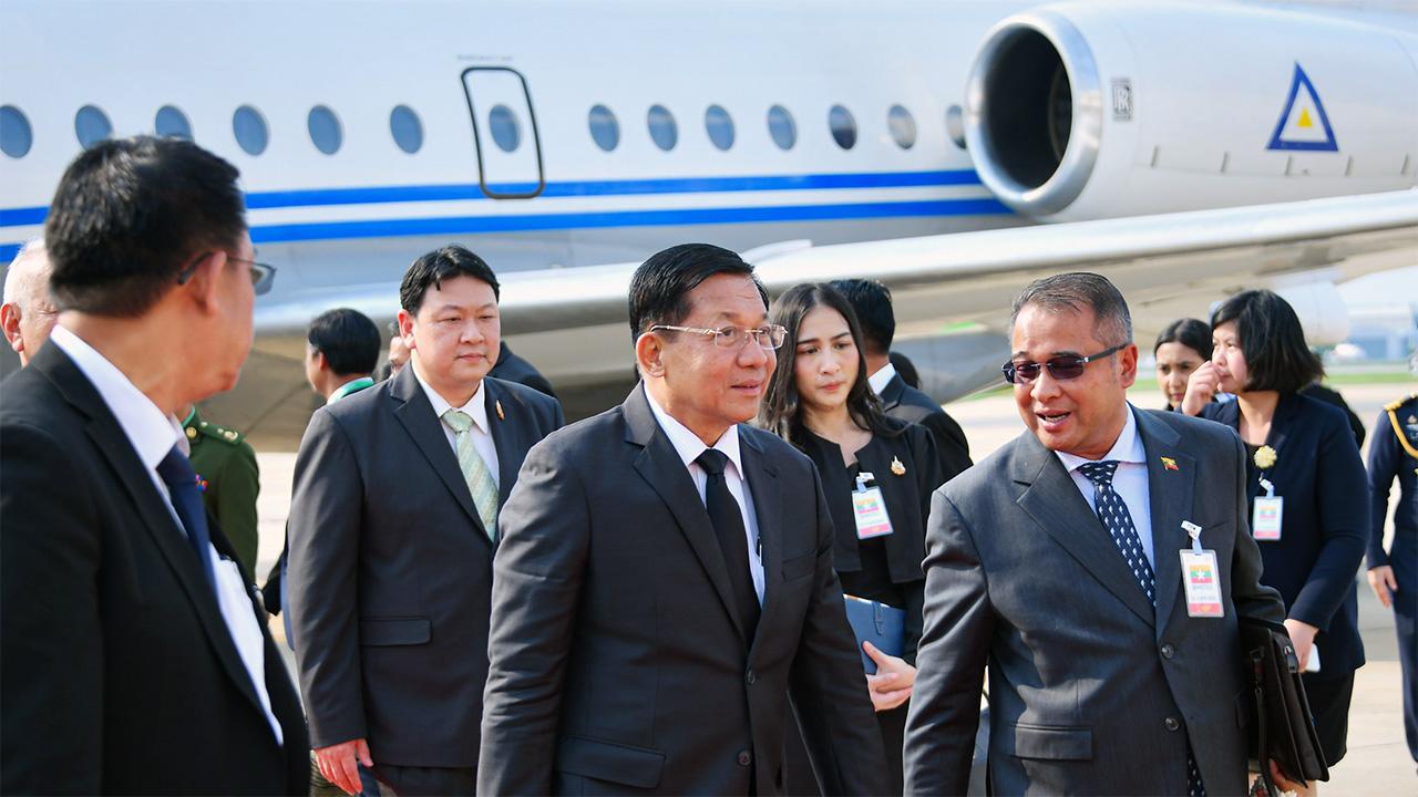 A rare show of diplomacy from the chief of Myanmar’s junta and how will Trump’s tariffs affect Northern Ireland?