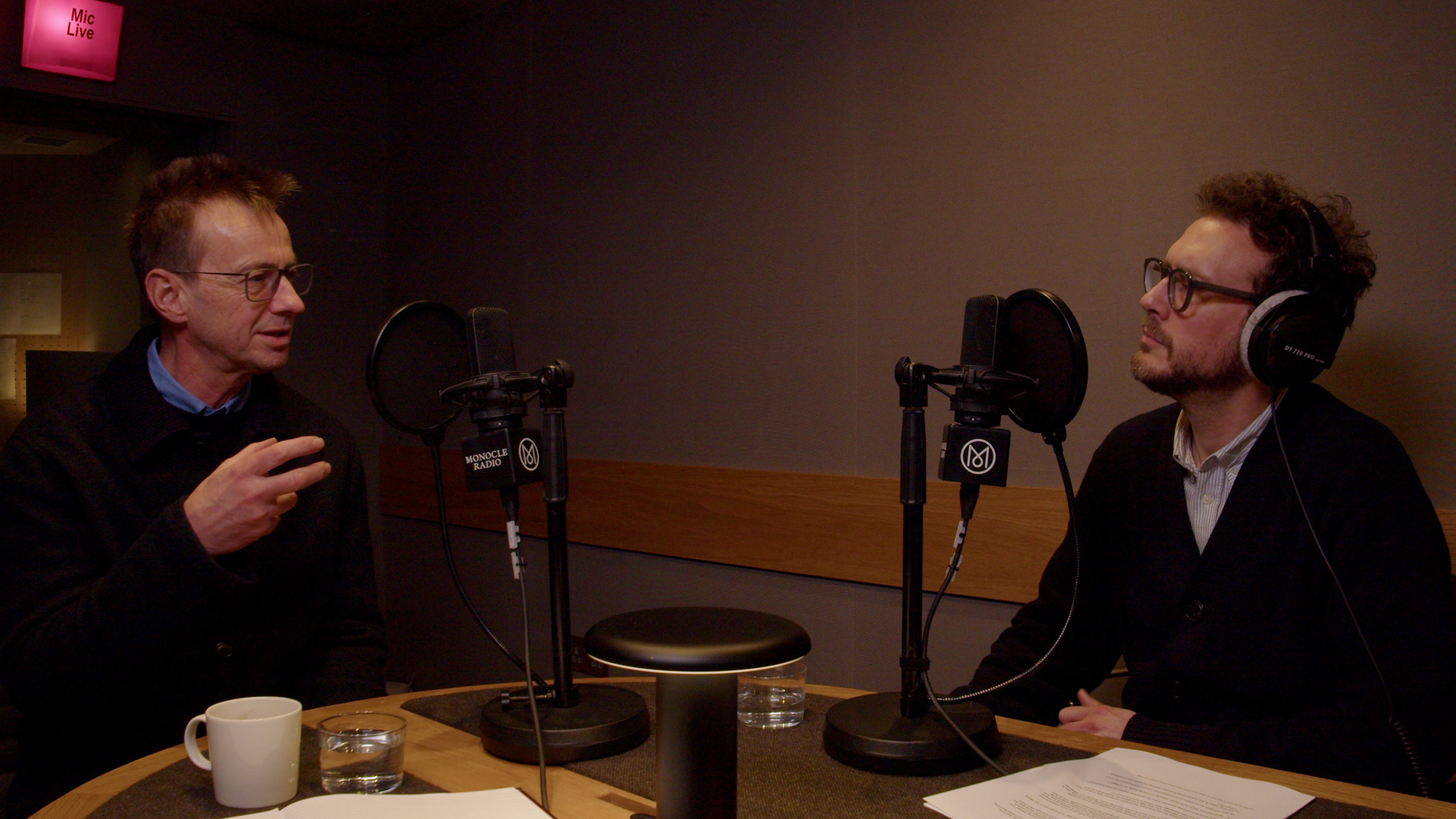David Hieatt being interviewed by Tom Edwards