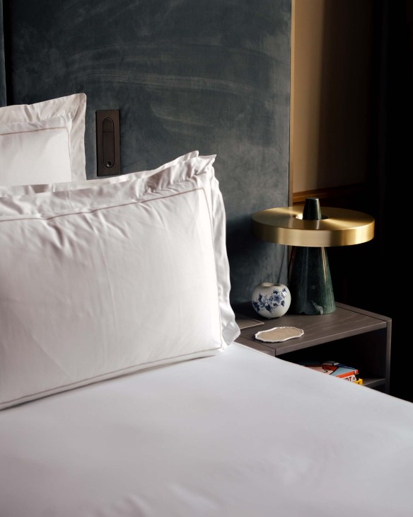 Bedding at The Rosewood Amsterdam