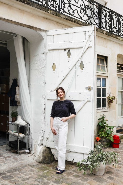 Daphne Wattiez at her Paris showroom