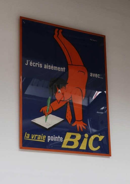 A vintage Bic poster