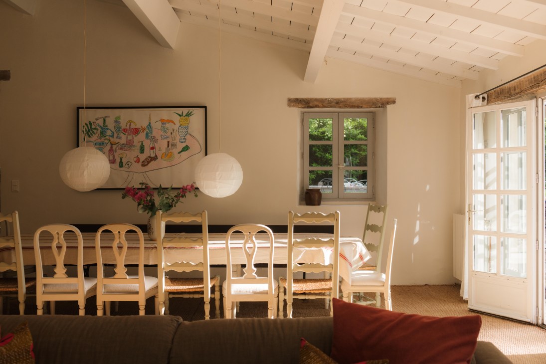Dining table and chairs