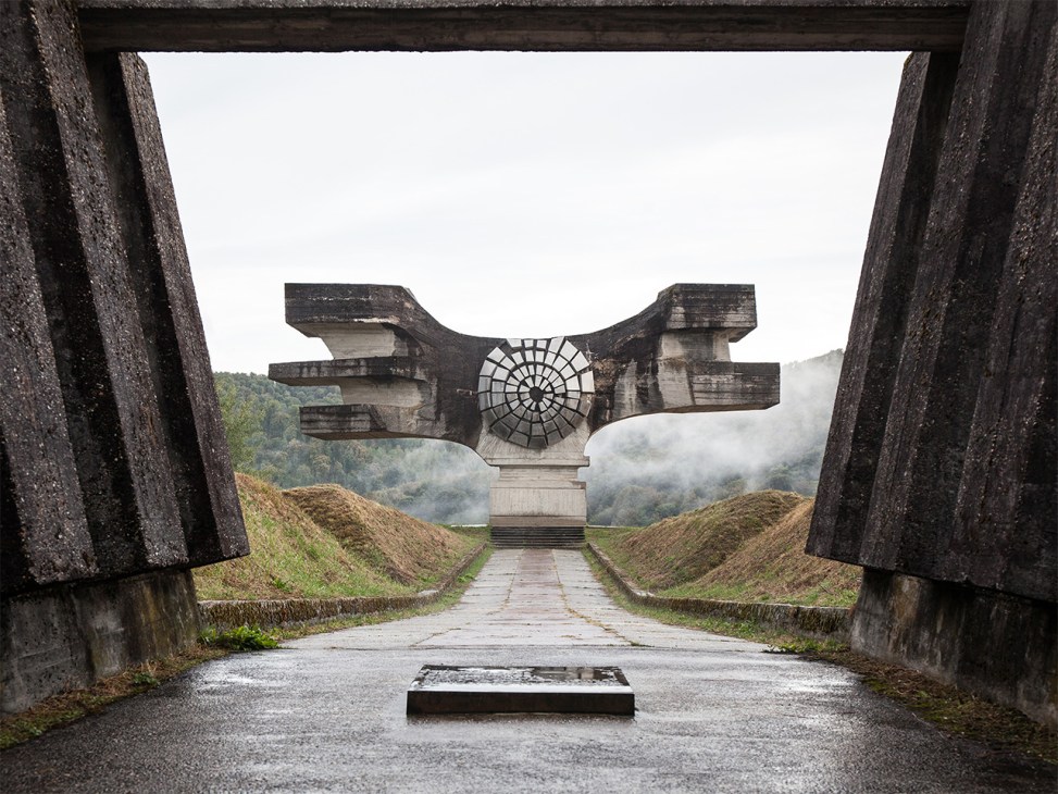 The Monument to the Revolution of the
People of Moslavina in Podgaric, Croatia