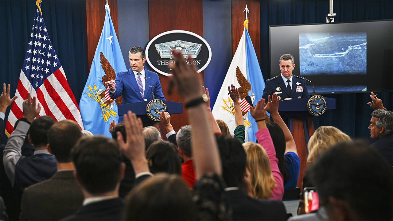 Pete Hegseth Pentagon press conference