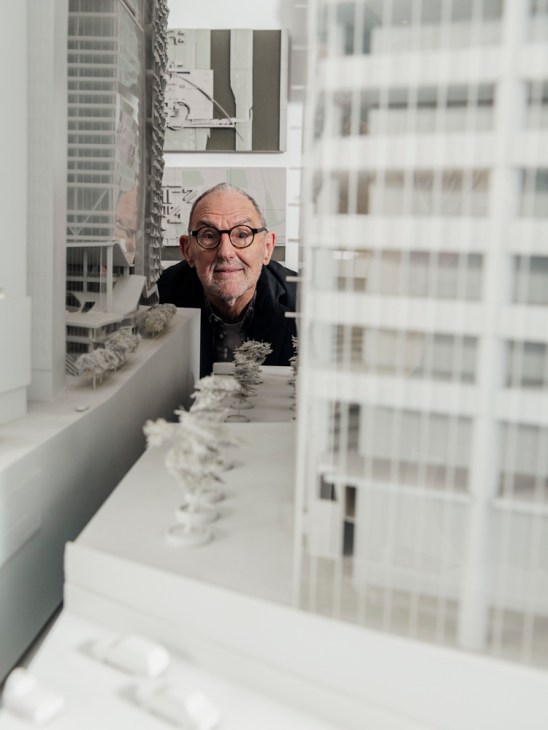 Portrait of Thom Mayne, Founding Partner of Morphosis