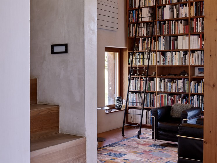 Interior shot of Brauen Wälchli Architects founders Brauen and Wälchli's residence