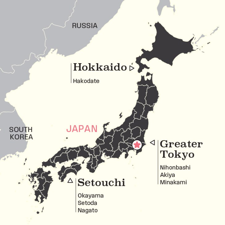 Japan map