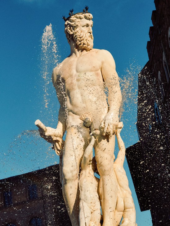 Fountain of Neptune in Piazza della Signoria