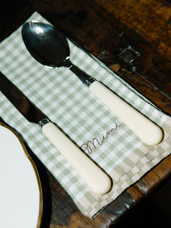 Setting the table