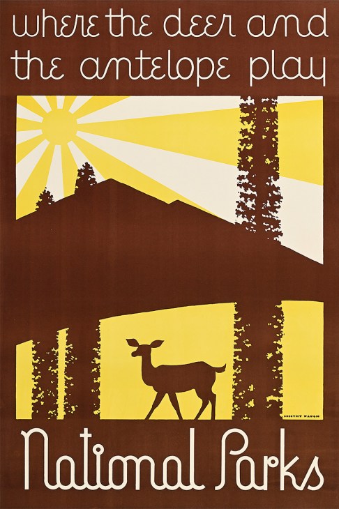 Dorothy Waugh travel poster