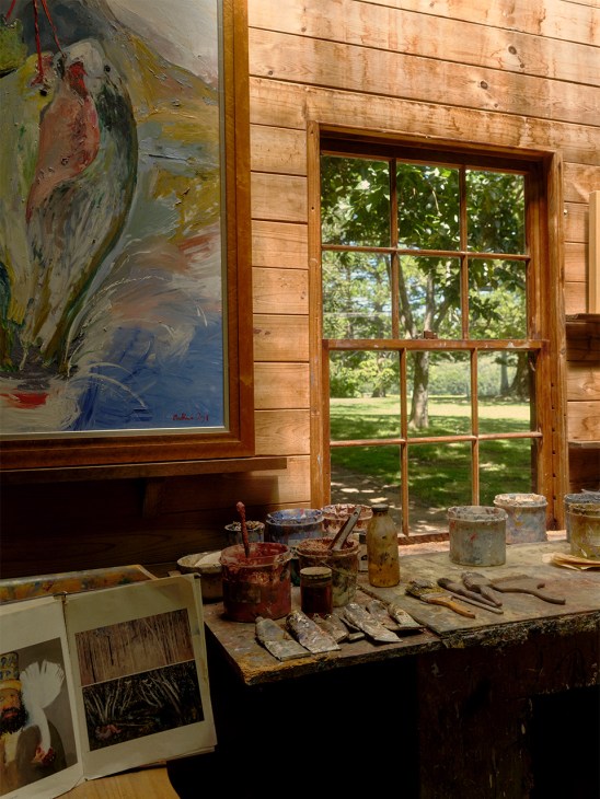 Arthur Boyd’s studio at Bundanon art museum