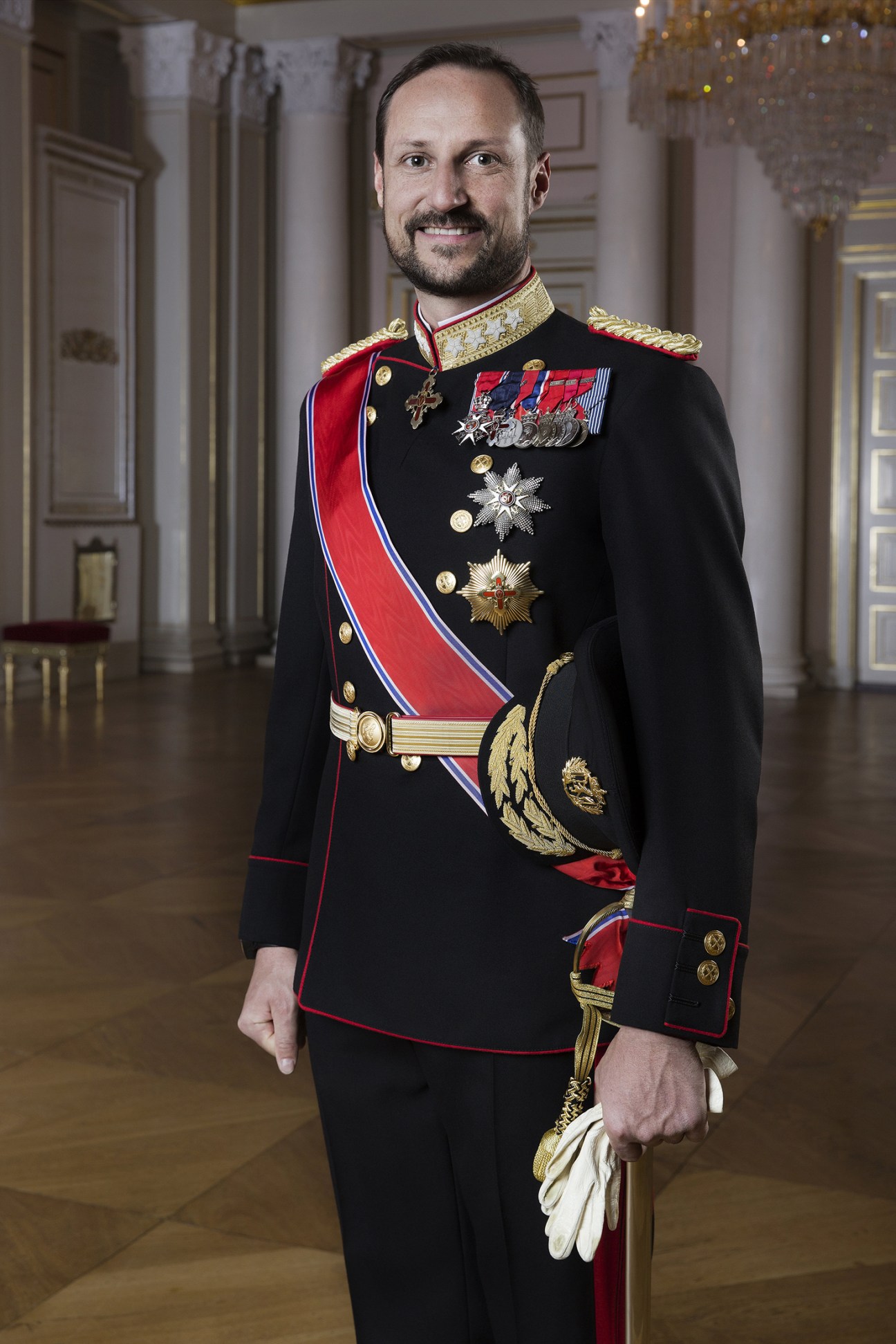 Crown Prince Haakon at a trade event