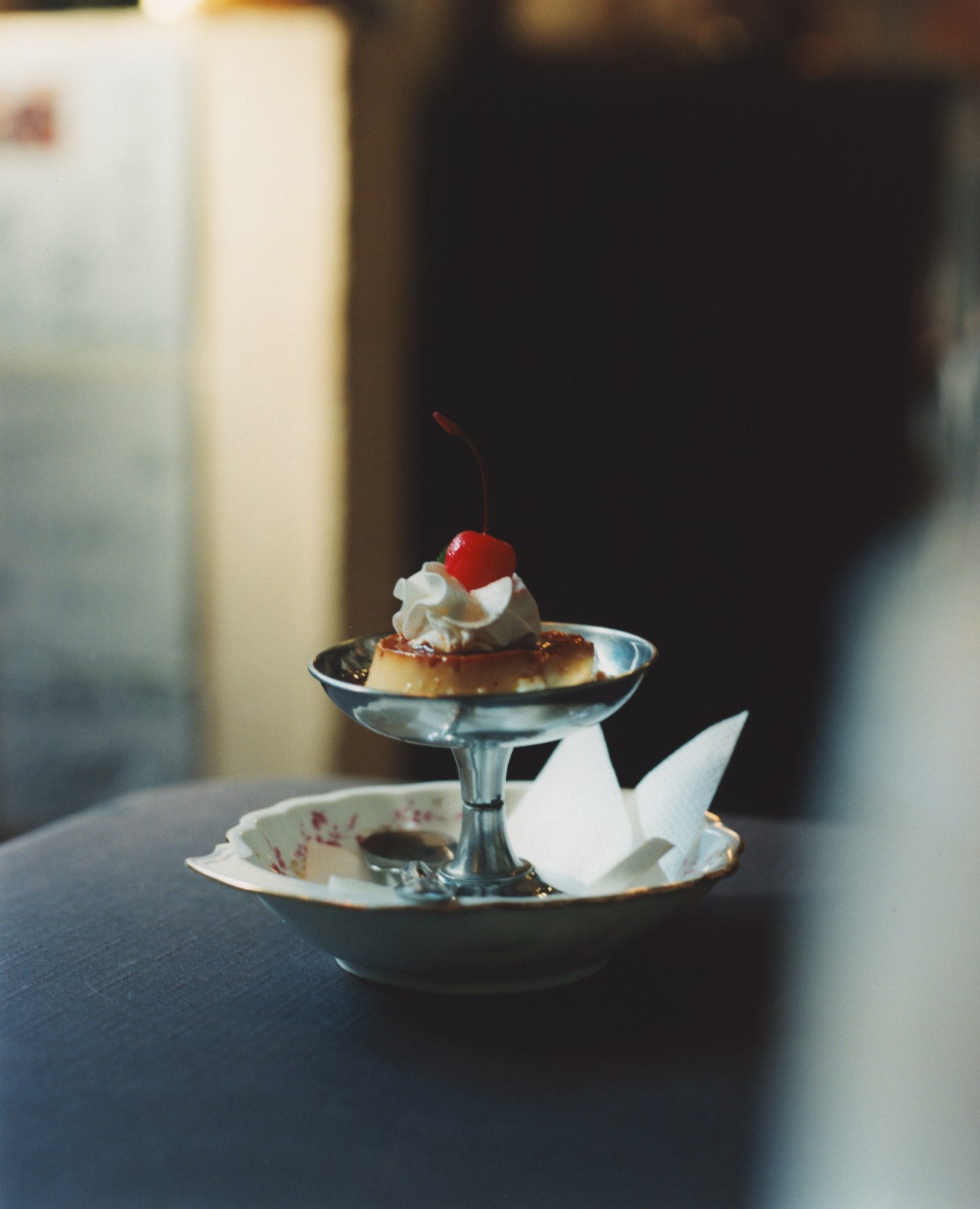 Crème caramel at Tsuruchan, founded in 1925