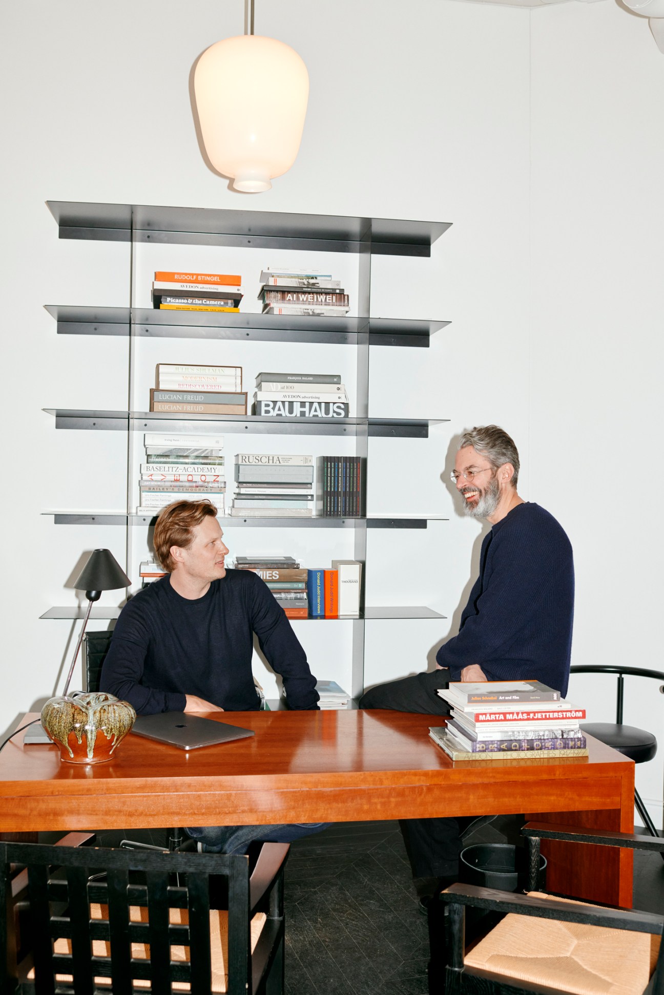 Karl Lindman and Christian Halleröd in Stockholm HQ