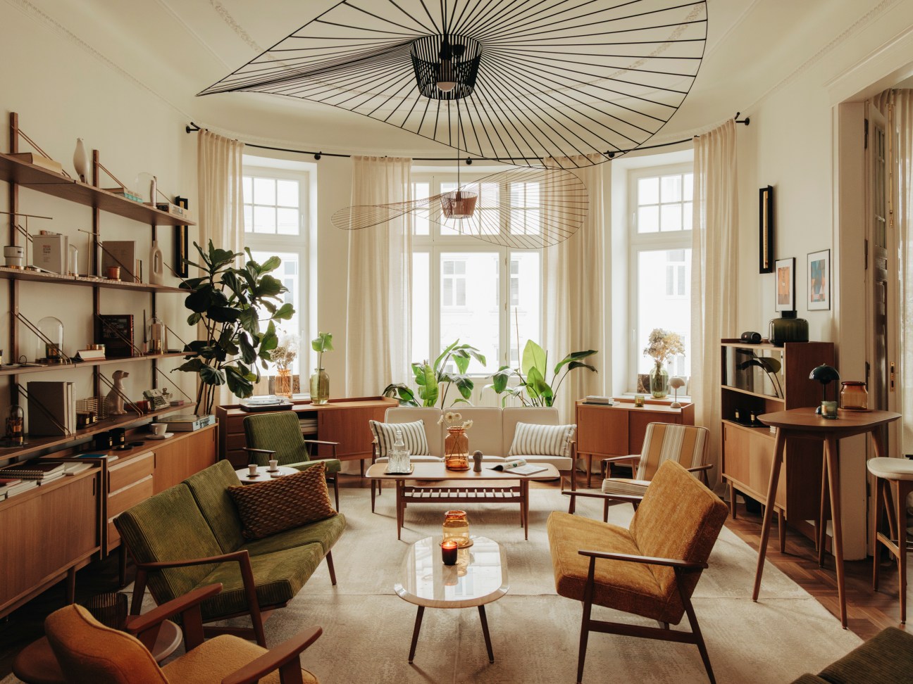 Interior of 366 Concept's showroom with Parisian aesthetics