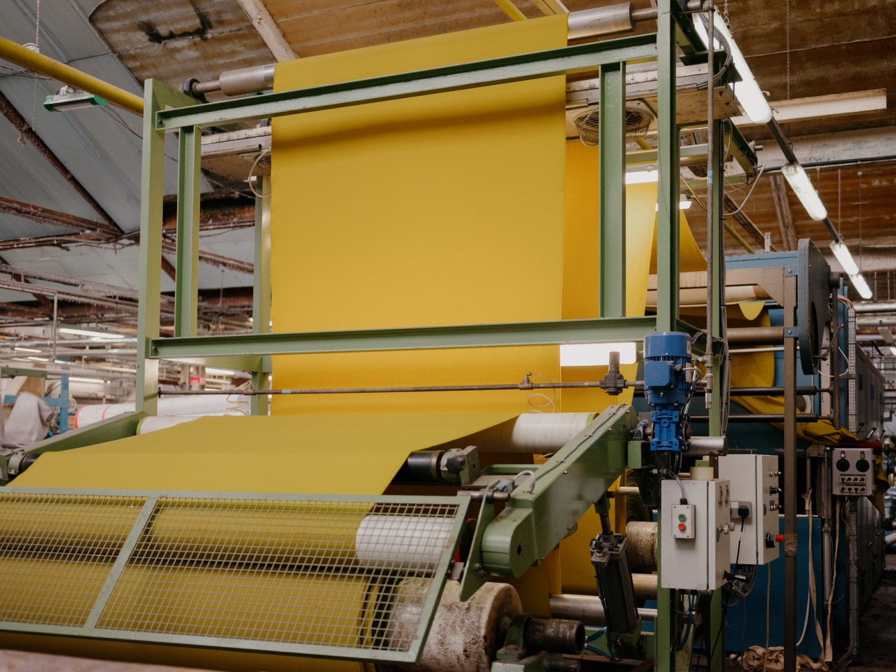 Machinery at Halley Stevensons factory