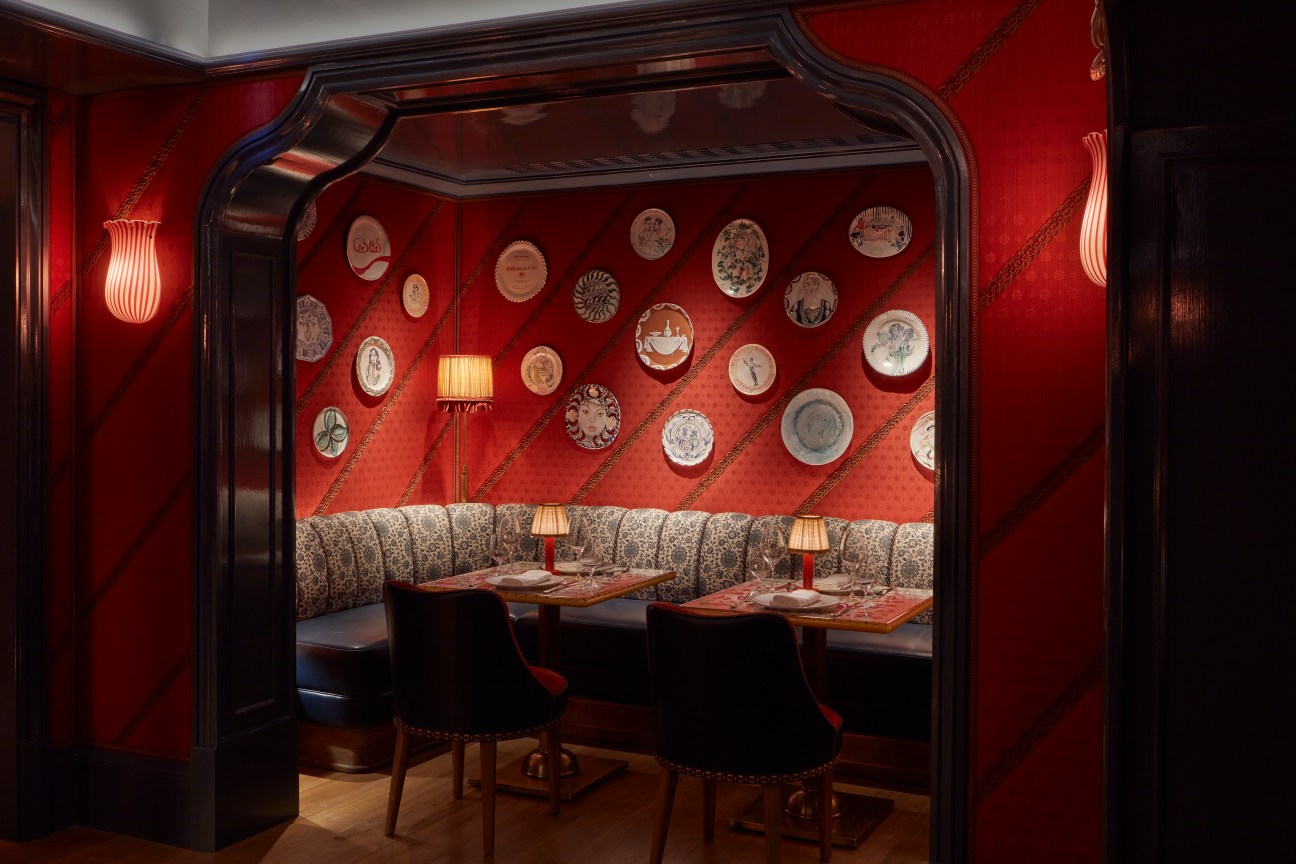 vintage interior of Dear Jackie in London