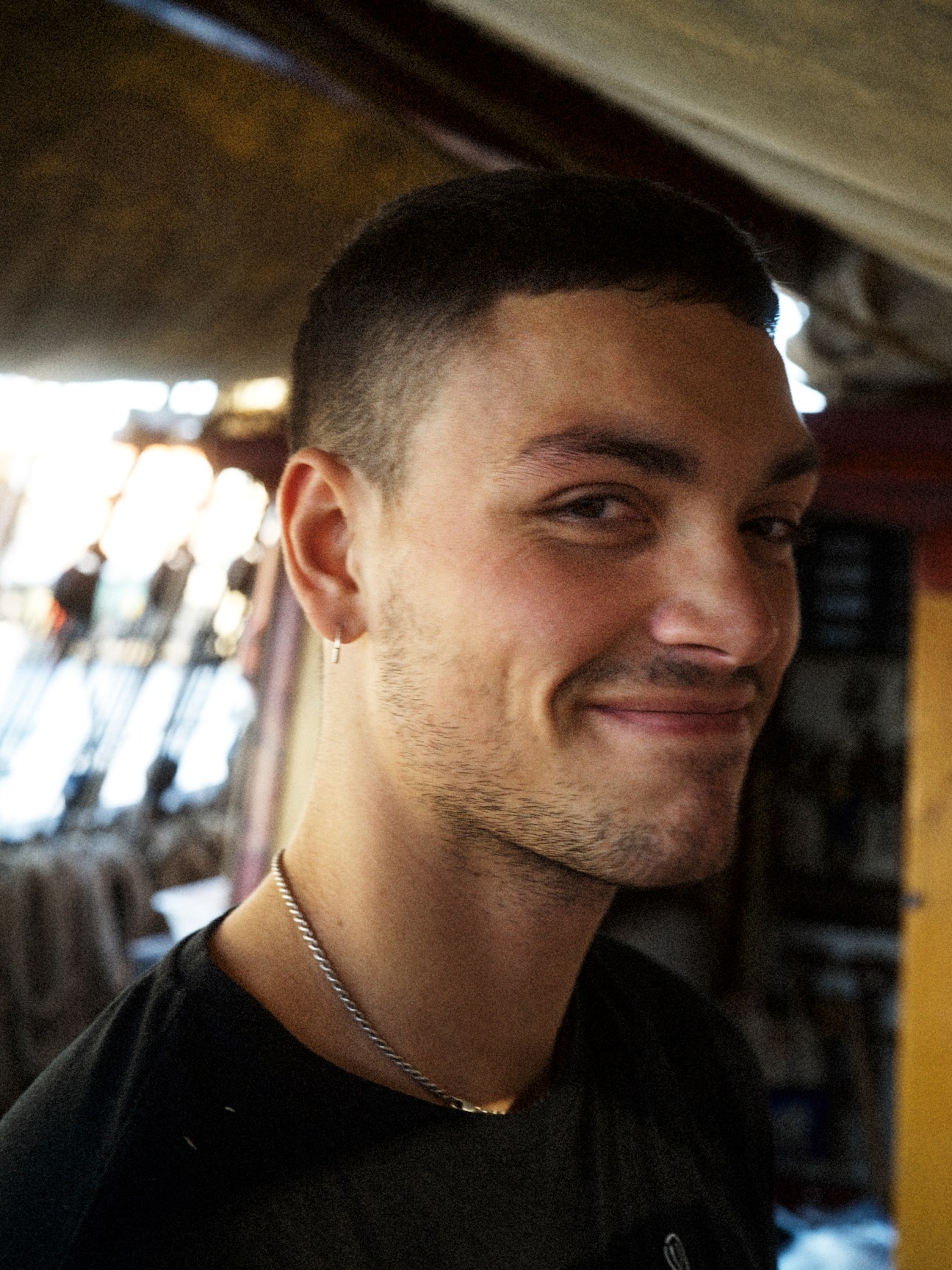 Former deckhand Thore Holsen, stevedore for a day